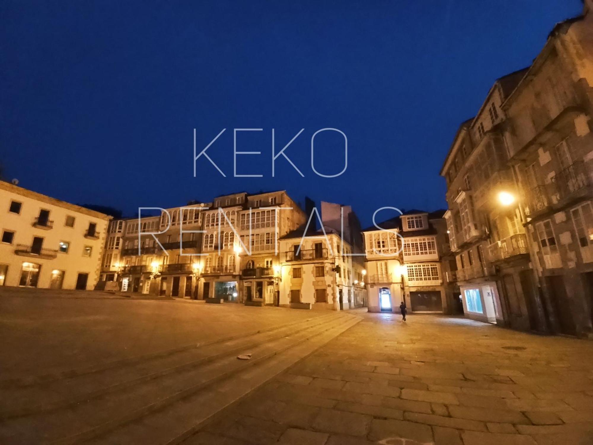 Viveiro Centro Con Parking Appartement Buitenkant foto